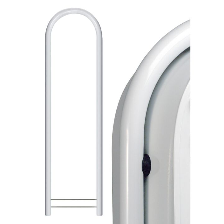 Jalusta Bobi Round Valkoinen