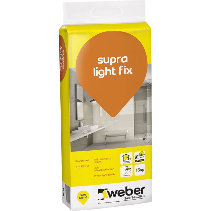 Kevytlaasti Weber Supra Light Fix 15 kg