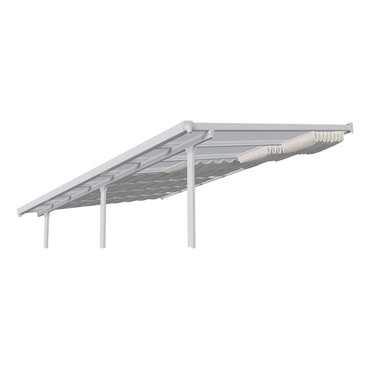 Terassikatoksen aurinkosuoja Canopia Olympia -katokseen 3 x 9,15 m