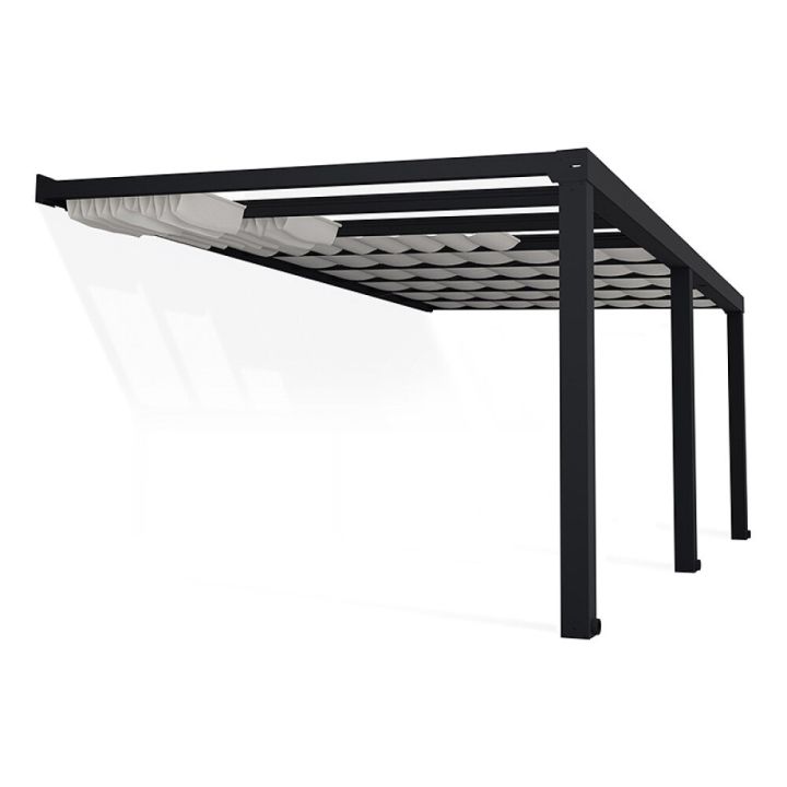 Terassikatoksen aurinkosuoja Canopia Stockholm 3,4 x 3,7 m