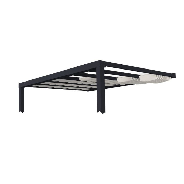 Terassikatoksen aurinkosuoja Canopia Stockholm 3,4 x 9,5 m