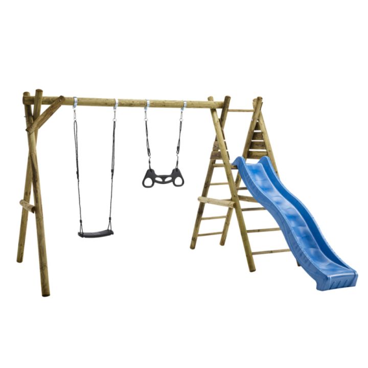 Keinuteline Nordic Play liukumäellä