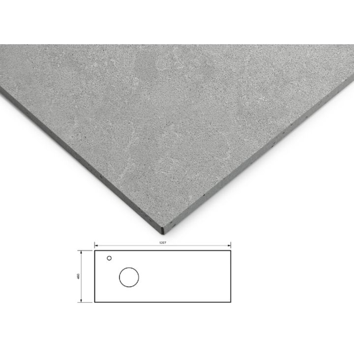 Pöytätaso Svedbergs vasen Glimmer 120 x 45 cm