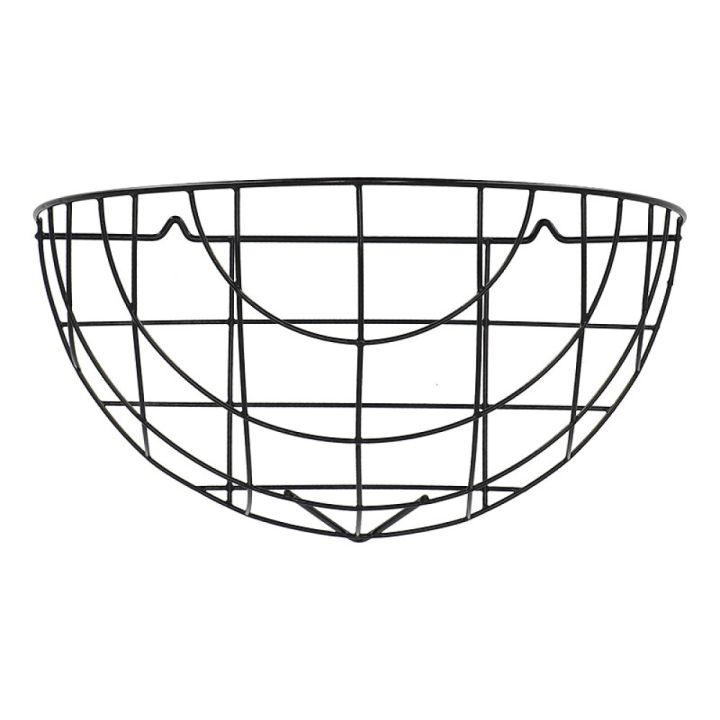 Seinäruukkuteline tupla tummanharmaa 34 x 18,5 x 12 cm