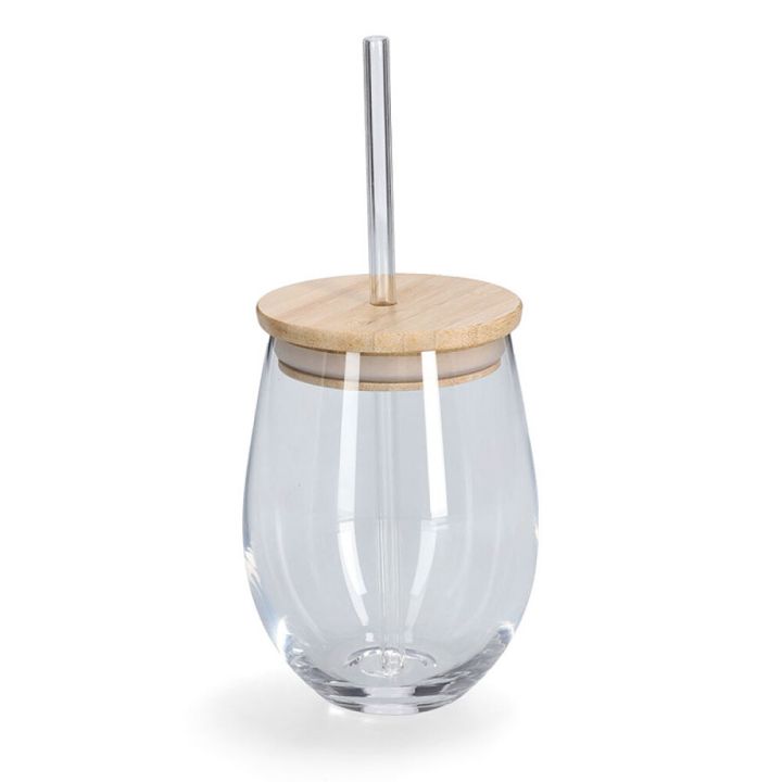 Juomalasi pillillä Zeller 9,2 x 12,6 cm