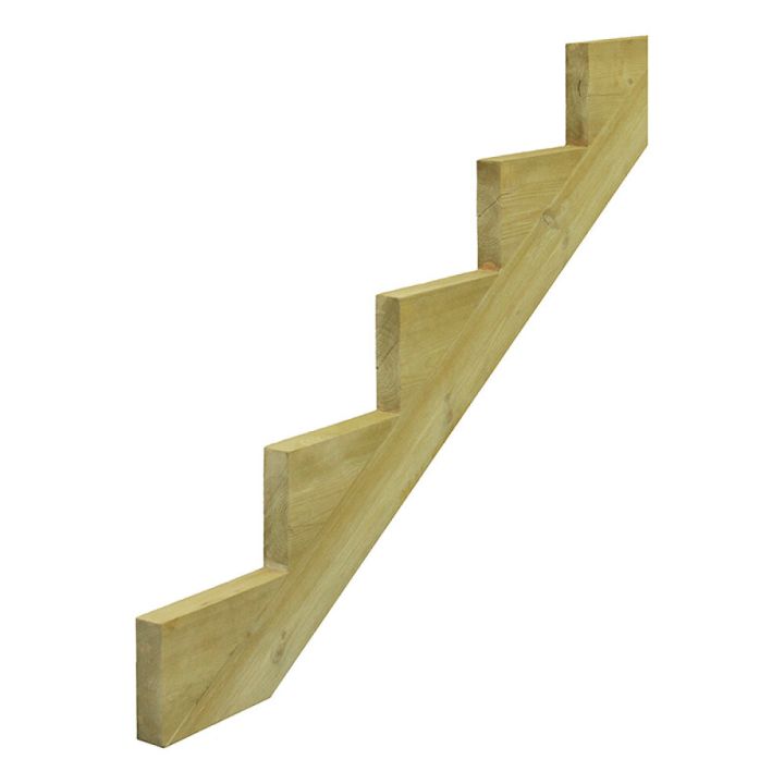 Porrasrunko Hortus 5-askelmaa Painekyllästetty vihreä