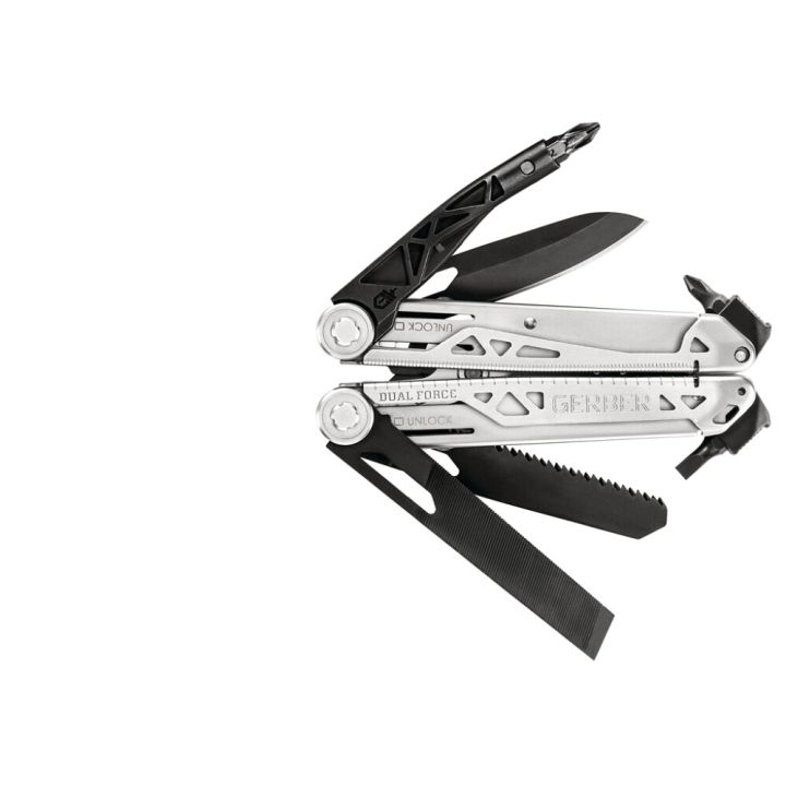 Monitoimityökalu Gerber Dual Force hopea 12-in-1