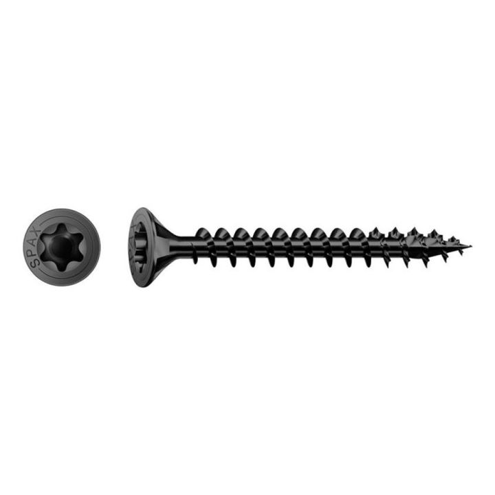 Yleisruuvi Spax musta 3,5 x 40 mm 50 kpl