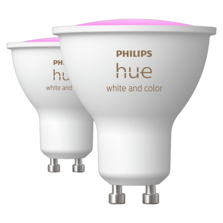 LED-kohdelamppu Philips Hue White and Color 4,2 W GU10 2 kpl/pkt