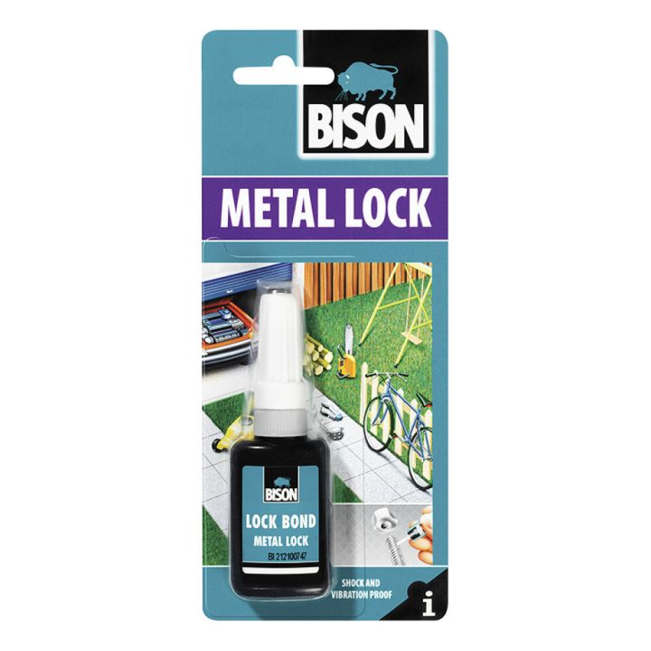 Lukitusliima Bison Metal Lock 6 ml