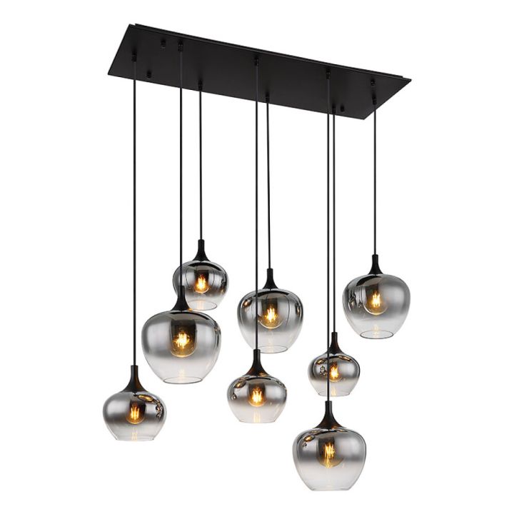 Riippuvalaisin Globo Maxy 8-os kahvi/opaalilasi 105 cm