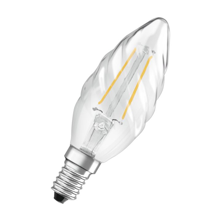 LED-lamppu Osram Superstar Classic BW 25 Filament DIM 2.8W 827 Clear E14