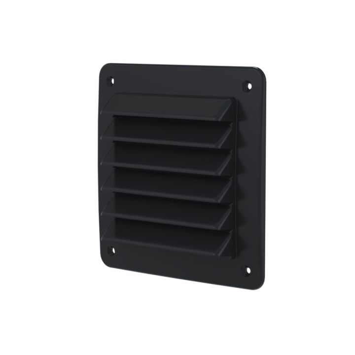Ulkosäleikkö Fresh Musta 150 x 150 mm