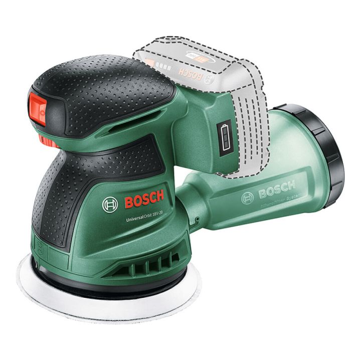 Epäkeskohiomakone Bosch UniversalOrbit 18V-20