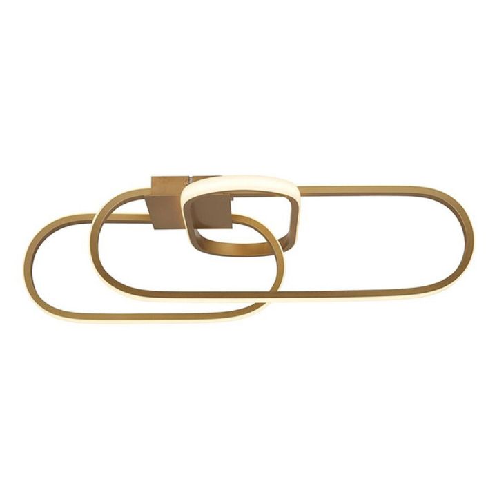 LED-kattovalaisin Searchlight Clip kulta 65 x 18 cm
