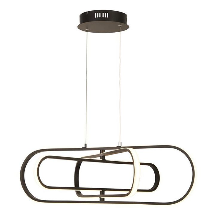 LED-riippuvalaisin Searchlight Clip musta 80 x 74,5 x 120 cm