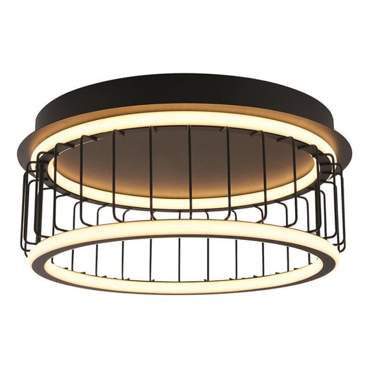Kattovalaisin Searchlight Circolo musta Ø 40 cm