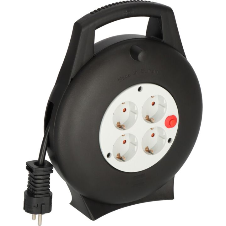 Kaapelikela sisäkäyttöön Brennenstuhl Vario Line musta 10 m IP20