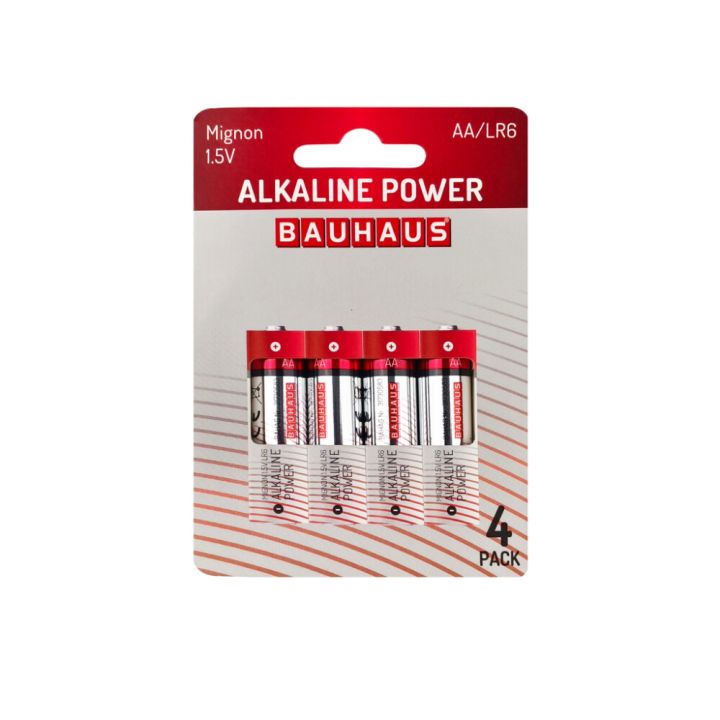 Alkaliparisto BAUHAUS Mignon AA/LR6 4 kpl/pkt