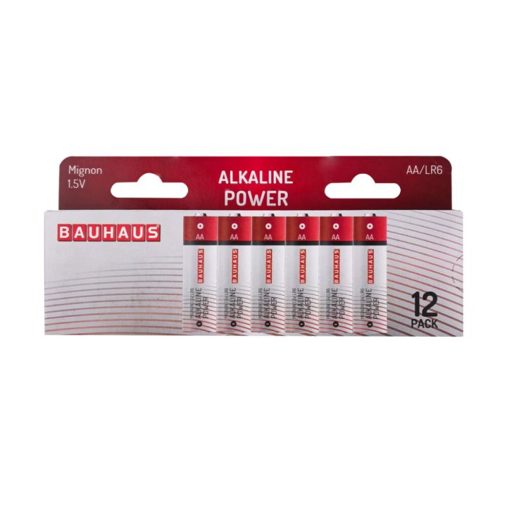 Alkaliparisto BAUHAUS Mignon AA/LR6 12 kpl/pkt
