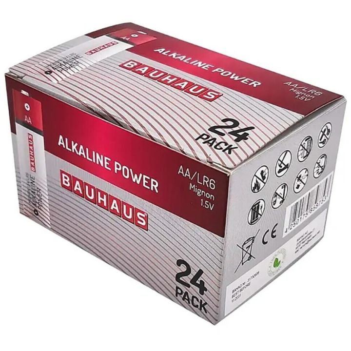 Alkaliparisto BAUHAUS Mignon AA/LR6 24 kpl/pkt