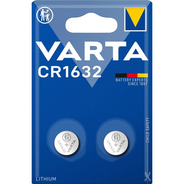 Nappiparisto Varta Lithium CR1632 2 kpl/pkt