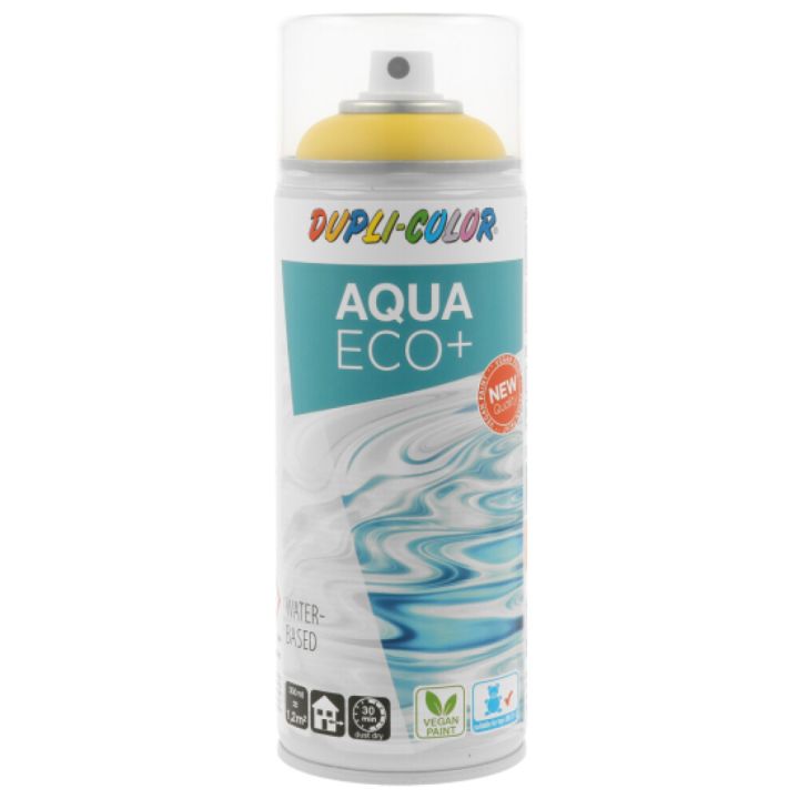 Spraymaali Dupli-Color Aqua Eco+ vaaleanoranssi 350 ml Keltainen