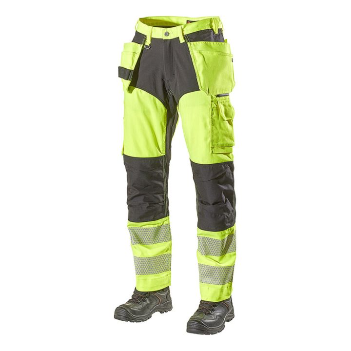 Työhousut L.Brador 1075PB Keltamusta