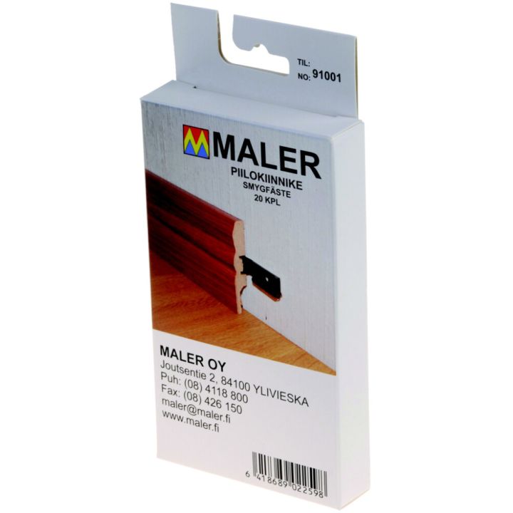 Piilokiinnike Maler 20 kpl