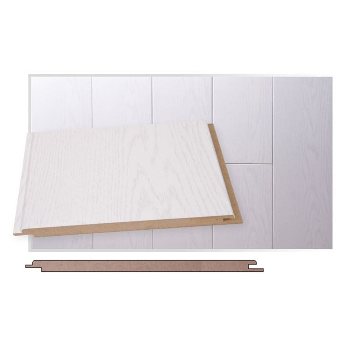 Kattopaneeli Maler MDF Valkosaarni  STP 10 x 185 x 2070 mm