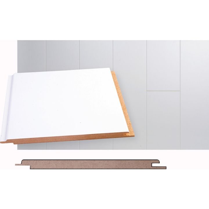 Kattopaneeli Maler MDF Smart 10 x 160 x 2070 mm Puolikiiltävä Valkoinen