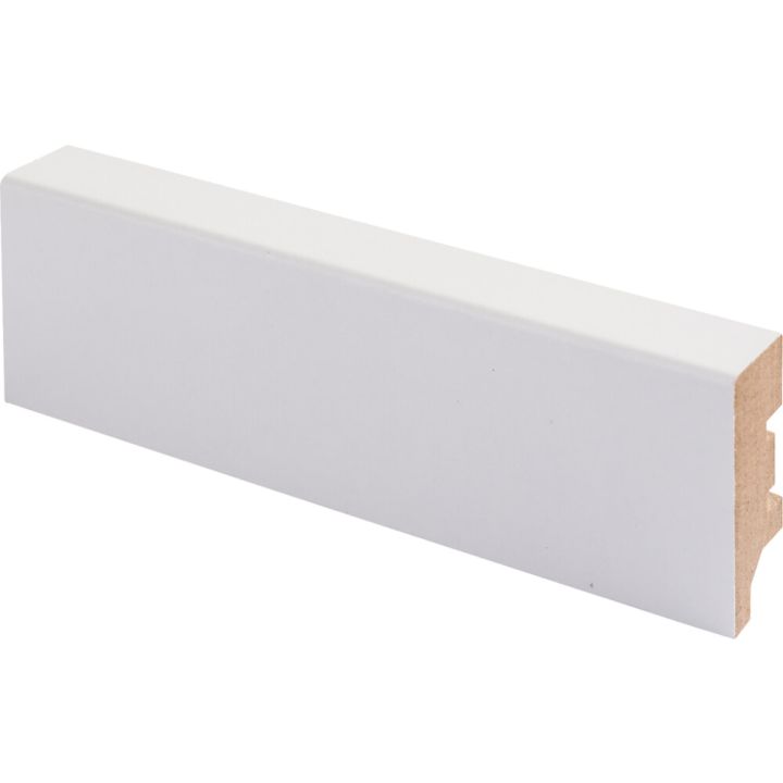Jalkalista Maler R2 15 x 42 x 2750 mm MDF Valkoinen
