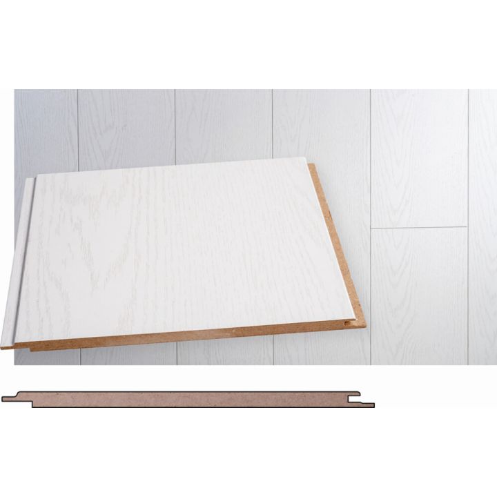 Sisustuspaneeli Maler MDF Smart Valkosaarni 8 x 195 x 2070 mm