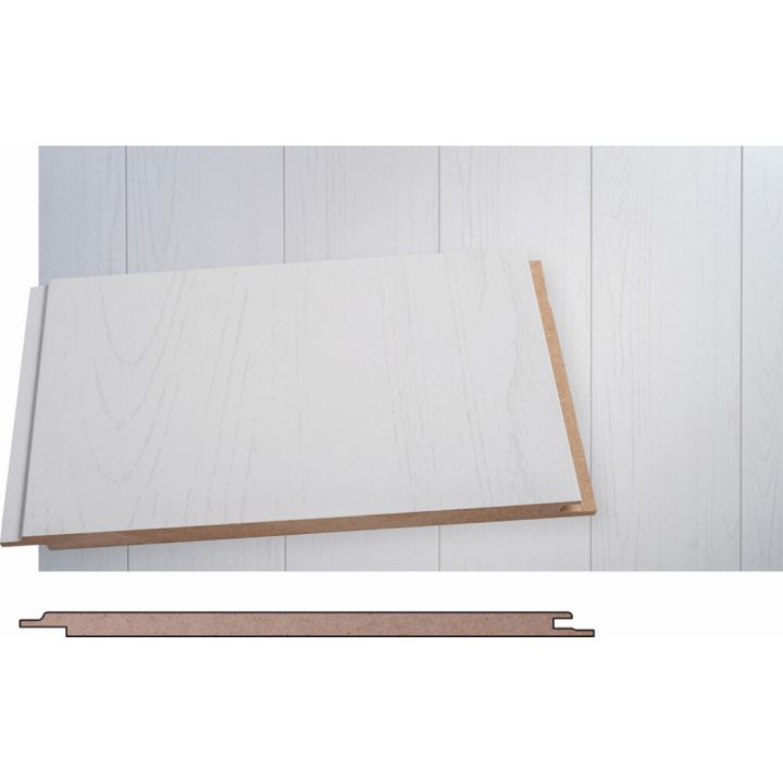 Sisustuspaneeli Maler MDF Smart Hopeakoivu 8 x 195 x 2070 mm