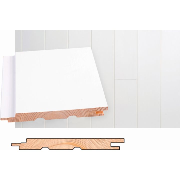 Paneeli Maler STS-3 Mänty Lumi 14 x 145 x 2100 mm