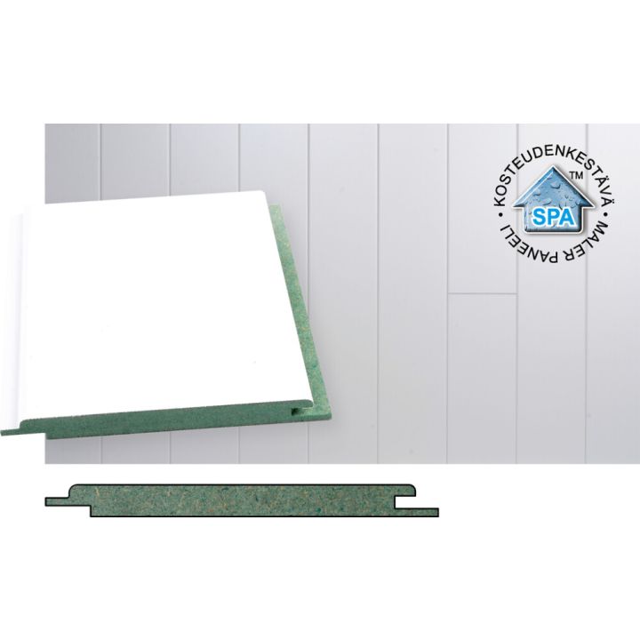 Sisustuspaneeli Maler SPA Valkoinen STP-0 10 x 120 x 2070 mm