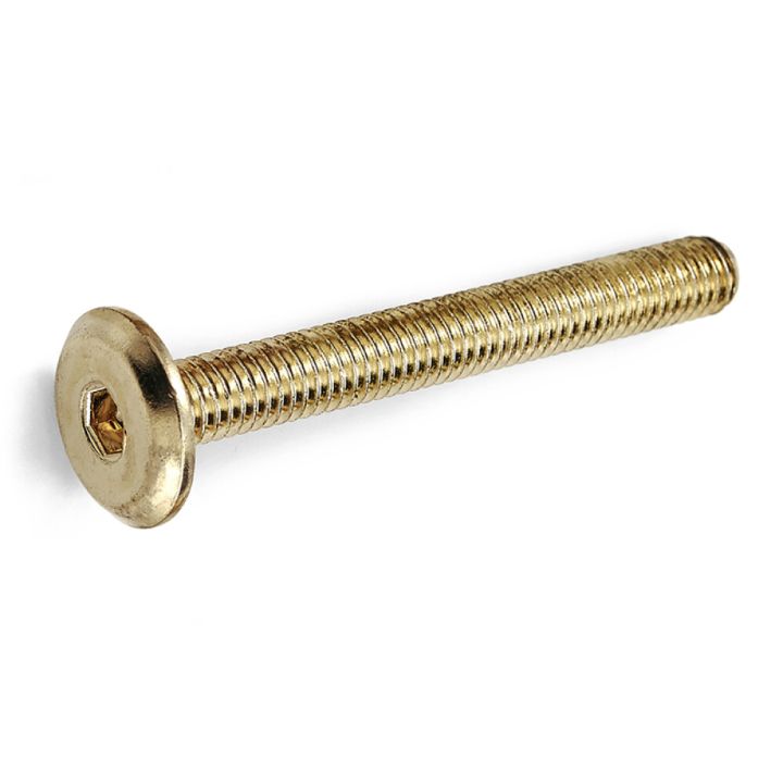 Huonekaluruuvi Habo 521 messinki 60 mm 4 kpl/pkt