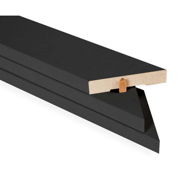 Ovisetti Maler 1-puoleinen jiirilukitsimella MDF musta E0 42 mm M10