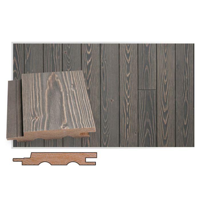 Saunapaneeli Maler Luosto SPA STS-5 Tuhka 15 x 95 mm, eri pituuksia