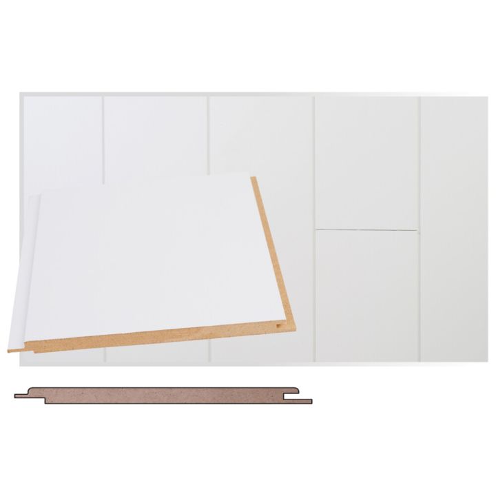 Sisustuspaneeli Maler MDF E0 STS-5 Mel Lumi 10 x 160 x 2070 mm