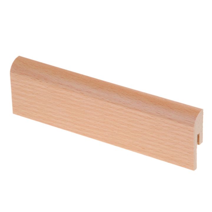 10 kpl Jalkalista Maler Pyörre R10 MDF Mel Pyökki 12 x 42 x 2750 mm