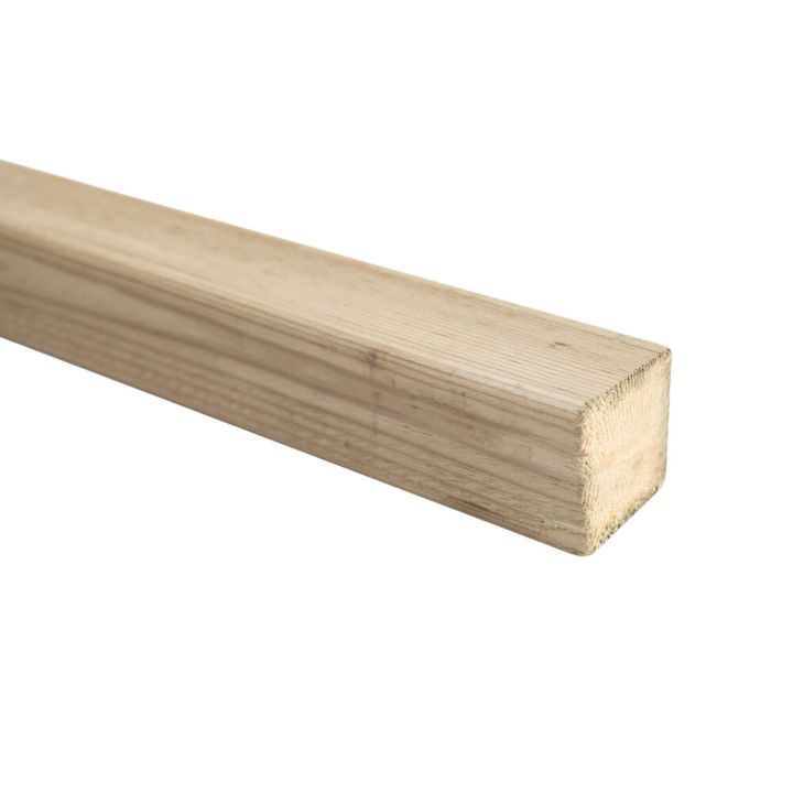 Kyllästetty Mänty A 48 x 48 mm MIT Höylätty Vihreä (per metri)