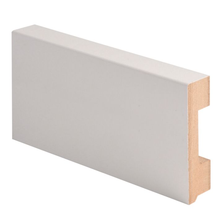 5 kpl Johtouralista Maler MDF Mel Valkoinen E0 19 x 70 x 2750 mm