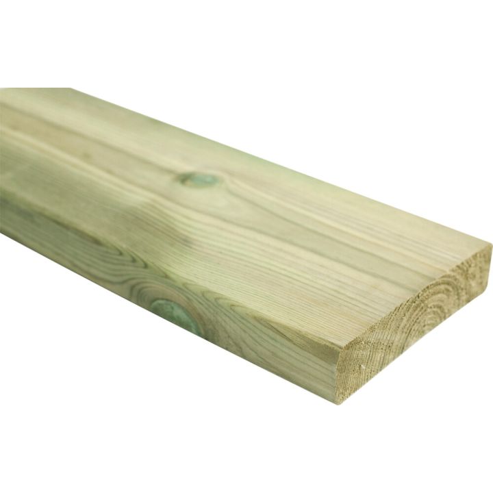 Terassilauta kyllästetty vihreä 28 x 120 mm AB (per metri)
