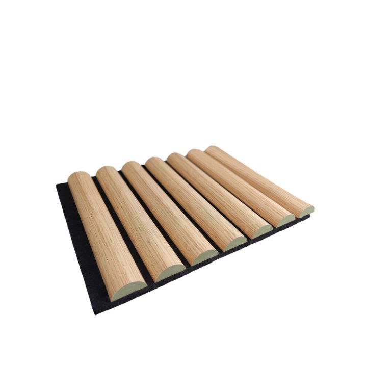 Akustiikkapaneeli Maler Louvre Acoustic 3D  Musta/Natur Tammi 19 x 300 x 2800 mm