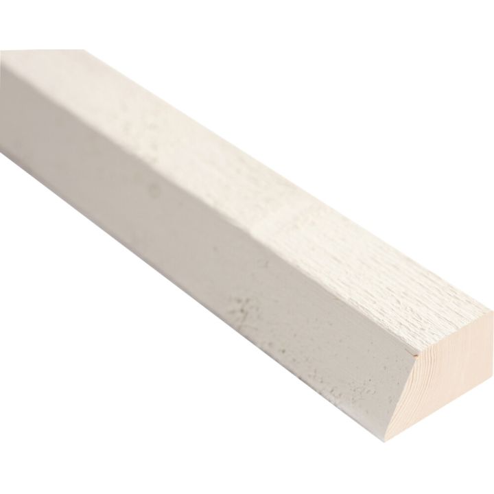 Ulkoverhousrima 28 x 45/30 mm Valkoinen SR/HS MIT (per metri)