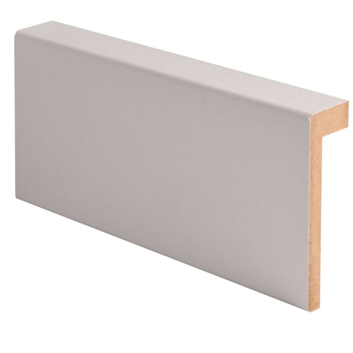 5 kpl Reunalista Maler Aava MDF Mel Valkoinen E0 21 x 70/13 x 2200 mm