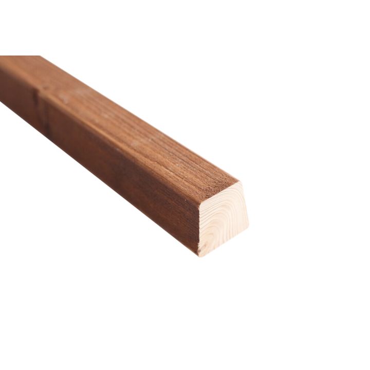 Ulkoverhousrima 42 x 42/32 mm Kuultava Ruskea SR/HS (per metri)