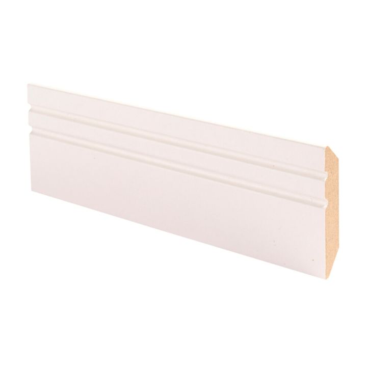 5 kpl Kattolista Maler Jana MDF Valkoinen E0 42 x 42 x 2750 mm