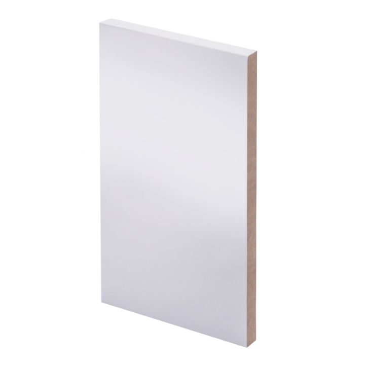 3 kpl Smyygilista Maler MDF Valkoinen 12 x 150 x 2400 mm